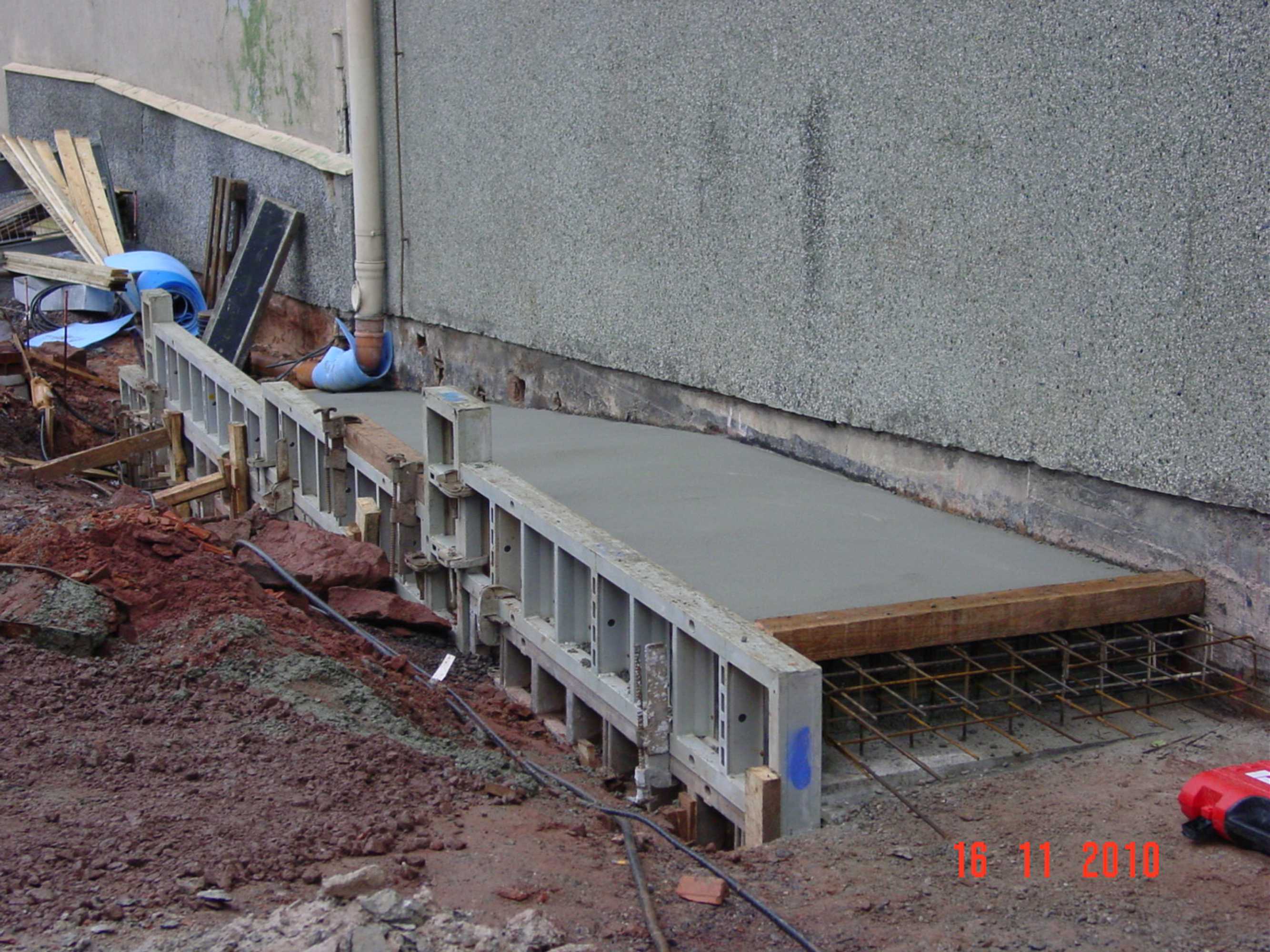 Neue Decke über Arbeitsraum