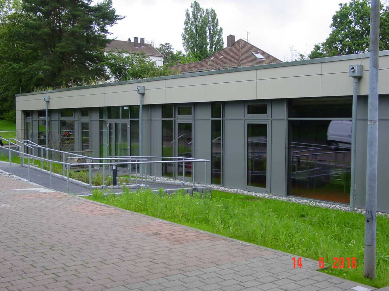 Ansicht nach Generalsanierung - Gebäude B